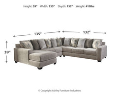 Ardsley 4-Piece Sectional with Ottoman - PKG001211 - furniture place usa