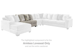 Ardsley Armless Loveseat - furniture place usa