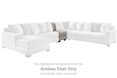 Ardsley Armless Chair - furniture place usa