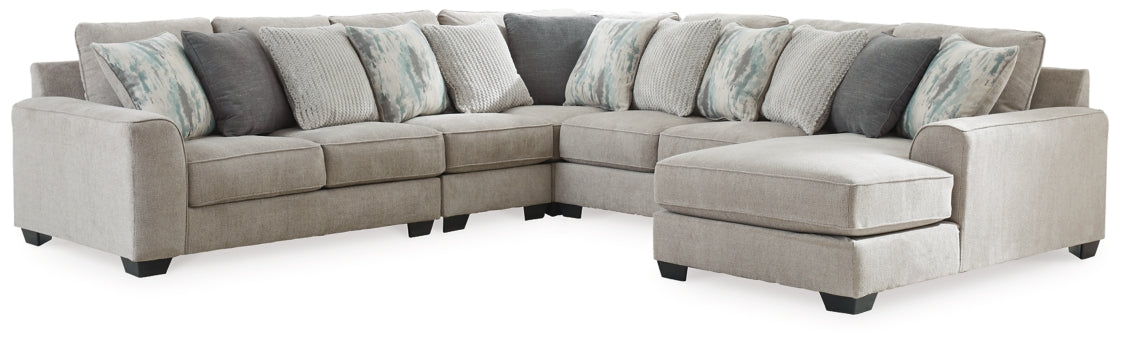 Ardsley 5-Piece Sectional with Ottoman - PKG001227 - furniture place usa