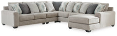 Ardsley 5-Piece Sectional with Ottoman - PKG001227 - furniture place usa