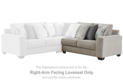 Ardsley Right-Arm Facing Loveseat - furniture place usa