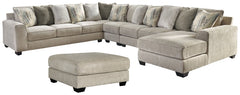 Ardsley 5-Piece Sectional with Ottoman - PKG001219 - furniture place usa