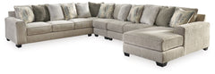 Ardsley 5-Piece Sectional with Ottoman - PKG001219 - furniture place usa