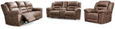 Stoneland Sofa, Loveseat and Recliner - PKG001250 - furniture place usa