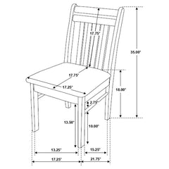 Phoenix Brown Side Chair - furniture place usa