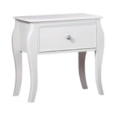 Dominique White Nightstand - furniture place usa