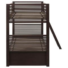 Oliver Brown Twin / Twin Bunk Bed - furniture place usa