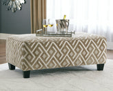 Dovemont Oversized Accent Ottoman - furniture place usa