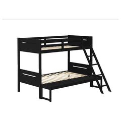 Littleton Black Twin / Full Bunk Bed - furniture place usa