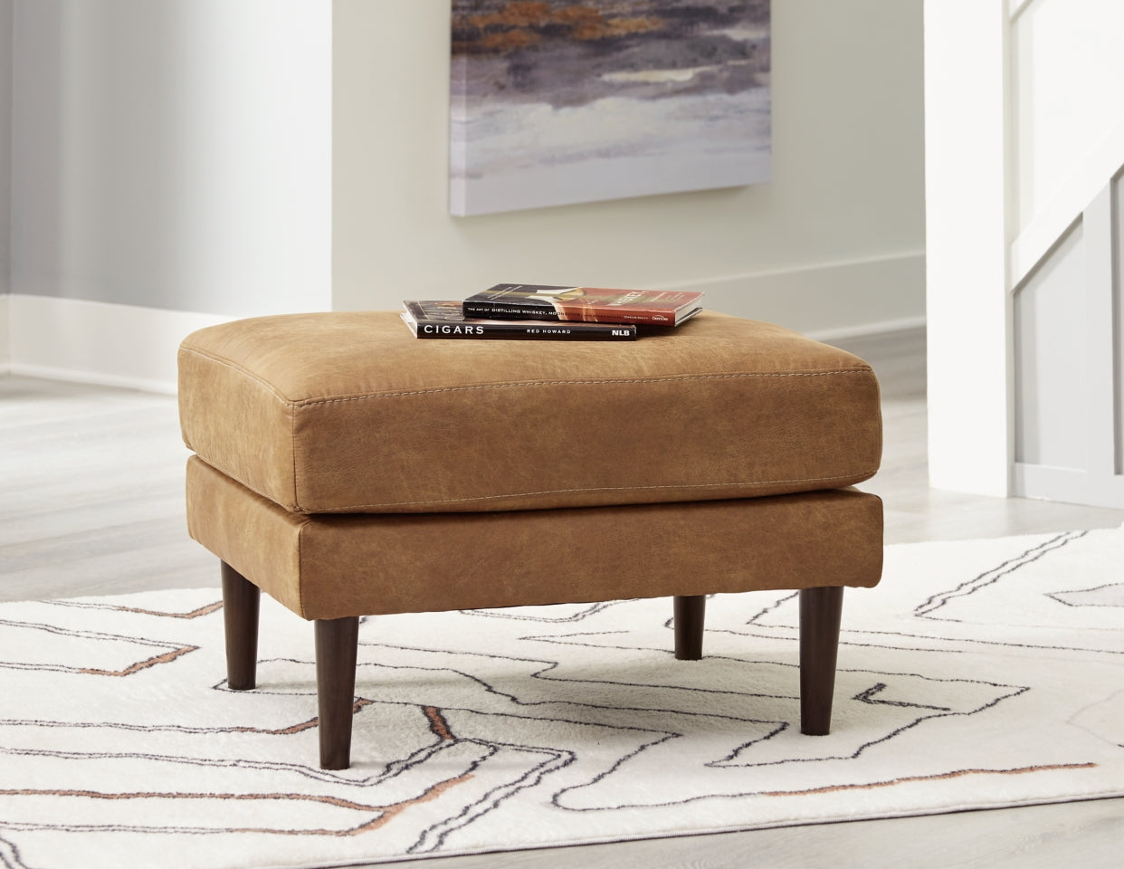 Telora Ottoman - furniture place usa