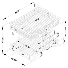 Stephan Grey Full / Full Bunk Bed - furniture place usa