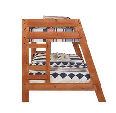 Wrangle Hill Brown Twin / Full Bunk Bed - furniture place usa