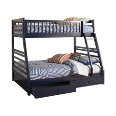 Ashton Blue Twin / Full Bunk Bed - furniture place usa