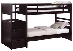 Elliott Brown Twin / Twin Bunk Bed - furniture place usa