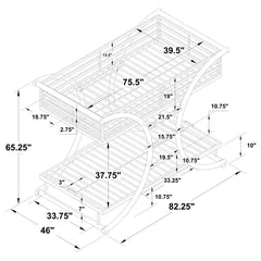 Stephan Grey Twin / Twin Bunk Bed - furniture place usa