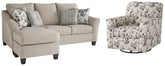 Abney Sofa Chaise and Chair - furniture place usa