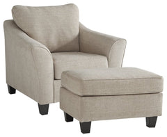 Abney Chair and Ottoman - furniture place usa
