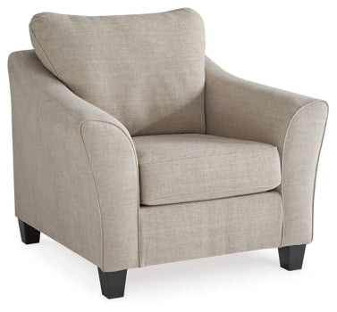 Abney Chair and Ottoman - furniture place usa