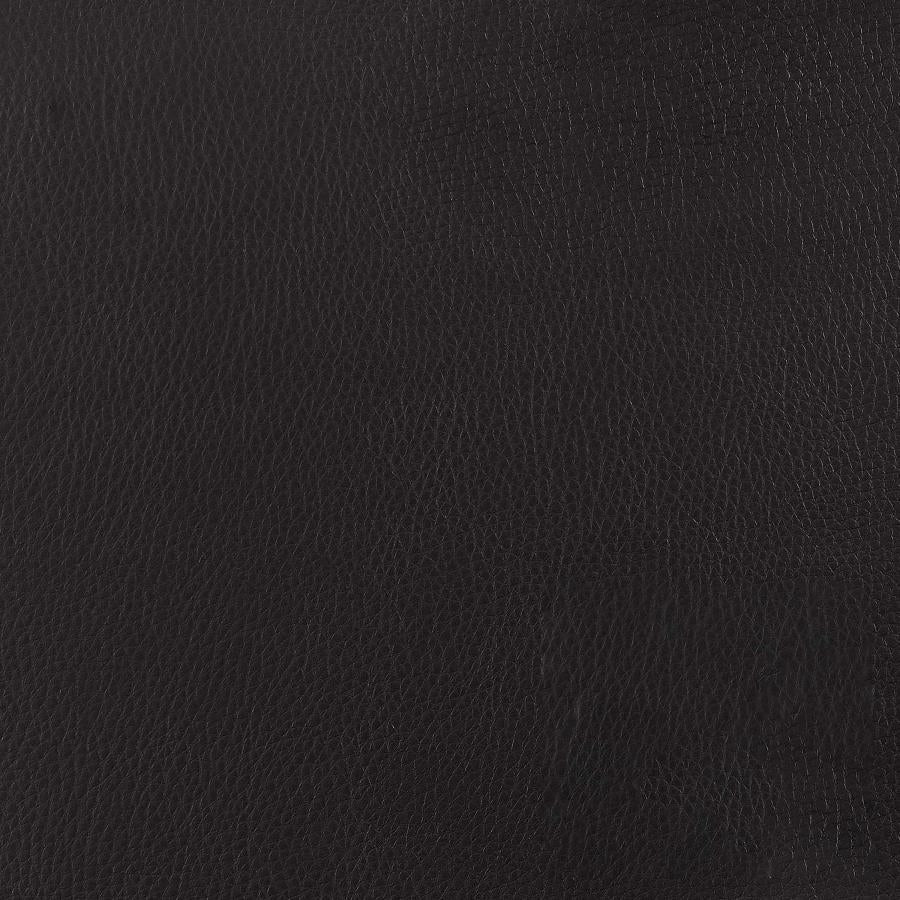 Bowman Black Accent Stool - furniture place usa