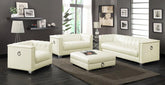 Chaviano Ivory 4 Pc Sofa Set - furniture place usa