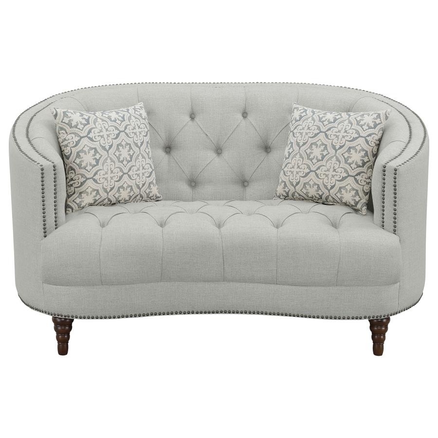 Avonlea Grey Loveseat - furniture place usa
