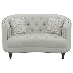 Avonlea Grey Loveseat - furniture place usa