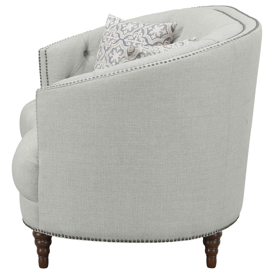 Avonlea Grey Loveseat - furniture place usa