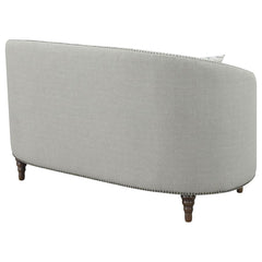 Avonlea Grey Loveseat - furniture place usa