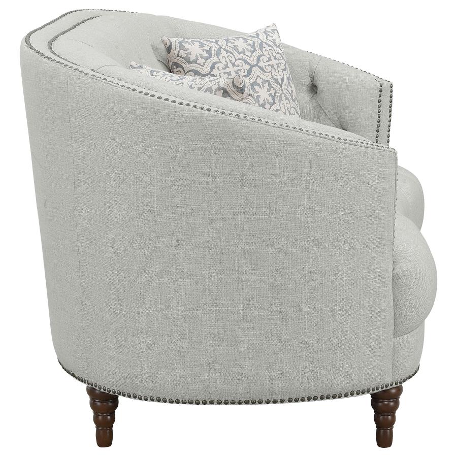 Avonlea Grey Loveseat - furniture place usa
