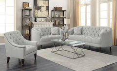 Avonlea Grey Loveseat - furniture place usa