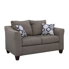 Salizar Grey Loveseat - furniture place usa