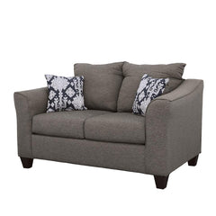 Salizar Grey Loveseat - furniture place usa