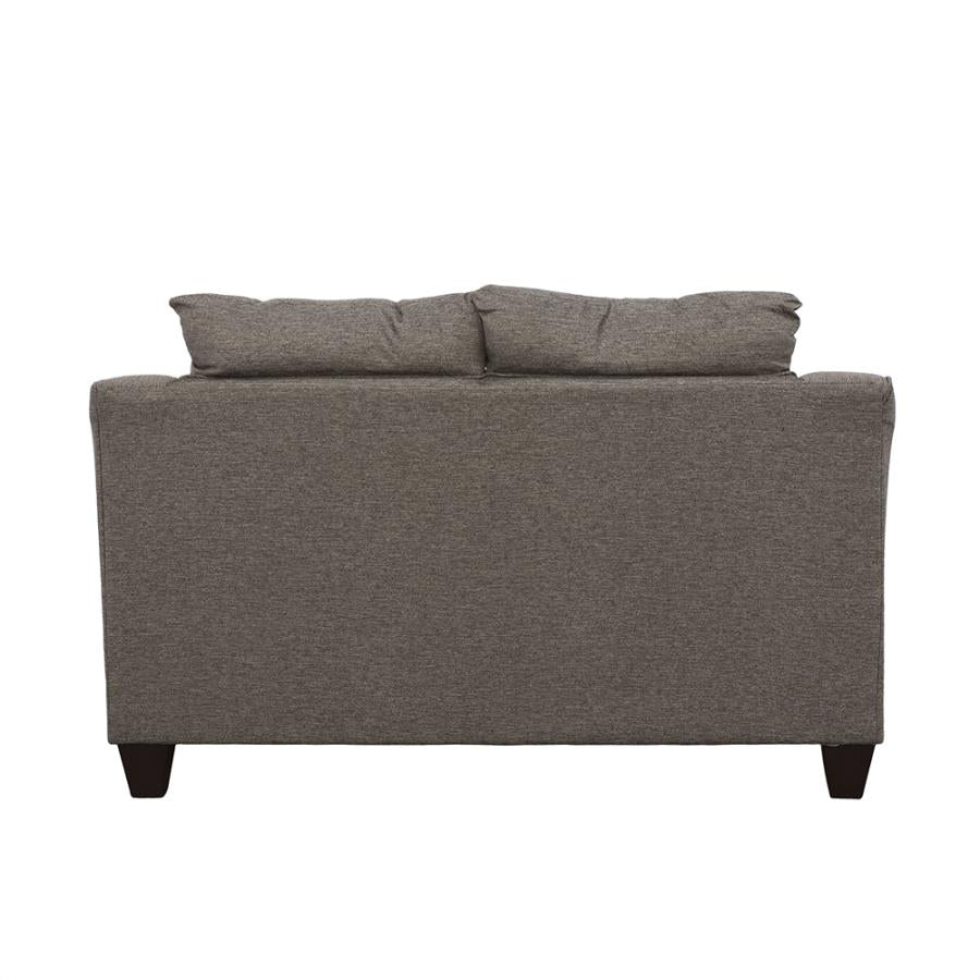 Salizar Grey Loveseat - furniture place usa