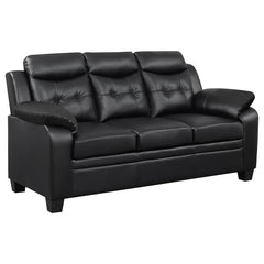 Finley Black 2 Pc Sofa Set - furniture place usa