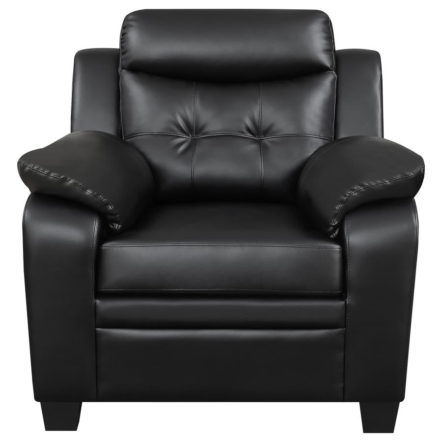 Finley Black 3 Pc Sofa Set - furniture place usa