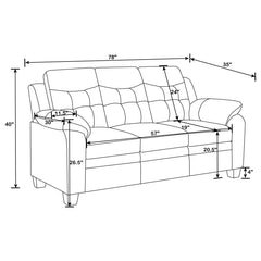 Finley Black 3 Pc Sofa Set - furniture place usa