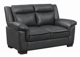 Arabella Grey Loveseat - furniture place usa