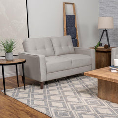 Bowen Beige Loveseat - furniture place usa