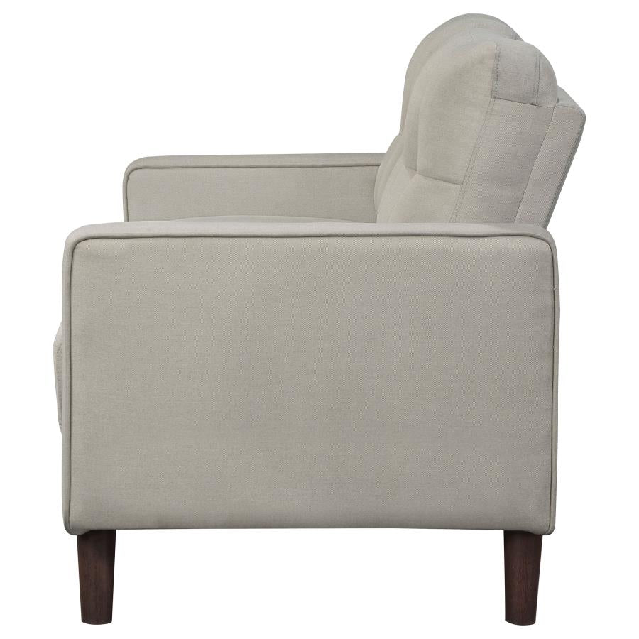 Bowen Beige Loveseat - furniture place usa