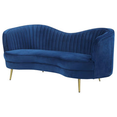 Sophia Blue Loveseat - furniture place usa