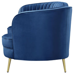 Sophia Blue Loveseat - furniture place usa