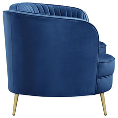 Sophia Blue Loveseat - furniture place usa
