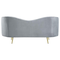 Sophia Grey Loveseat - furniture place usa