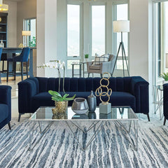 Chalet Blue Sofa - furniture place usa