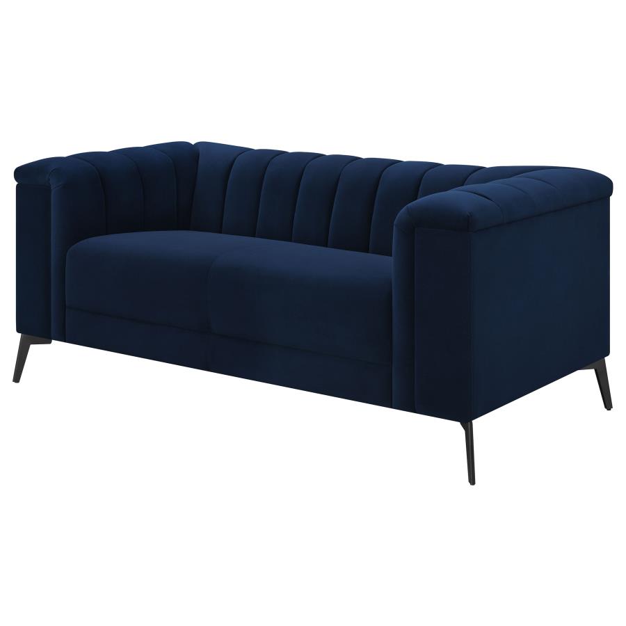 Chalet Blue Loveseat - furniture place usa