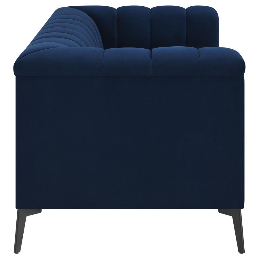 Chalet Blue Loveseat - furniture place usa