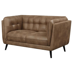 Thatcher Brown Loveseat - furniture place usa