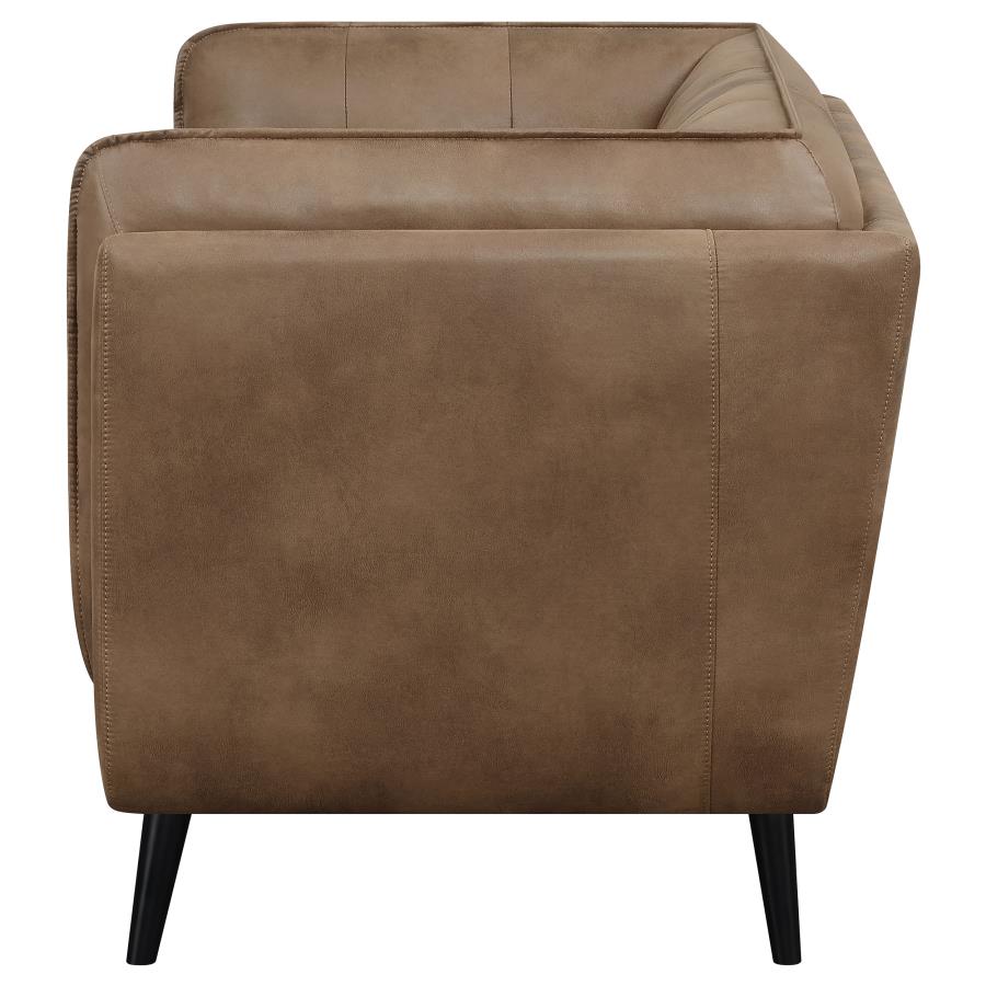 Thatcher Brown Loveseat - furniture place usa