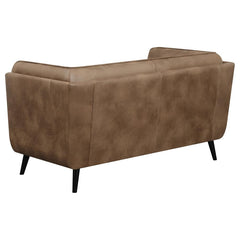 Thatcher Brown Loveseat - furniture place usa